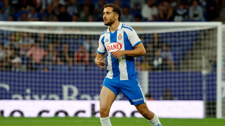 José Salinas participó 8 minutos en el Espanyol 2-2 Valencia CF