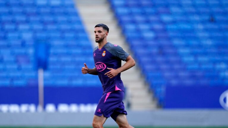 Justin Smith, en el RCDE Stadium durante un parón internacional en Primera división