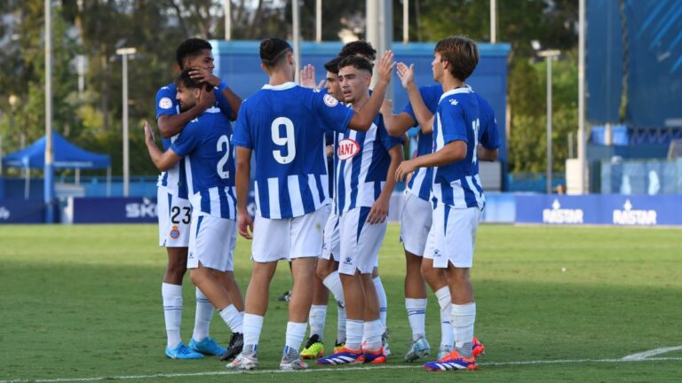 El Juvenil A del Espanyol goleó a la SD Huesca