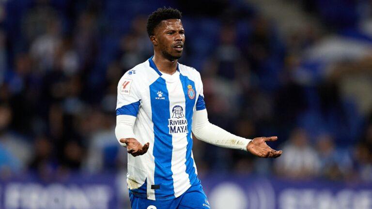 Keita Balde fue titular en el Espanyol - CD Tenerife