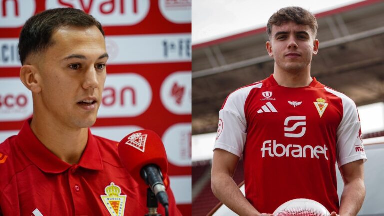 Ian Forns Kennet Soler, en su cesión en el Real Murcia