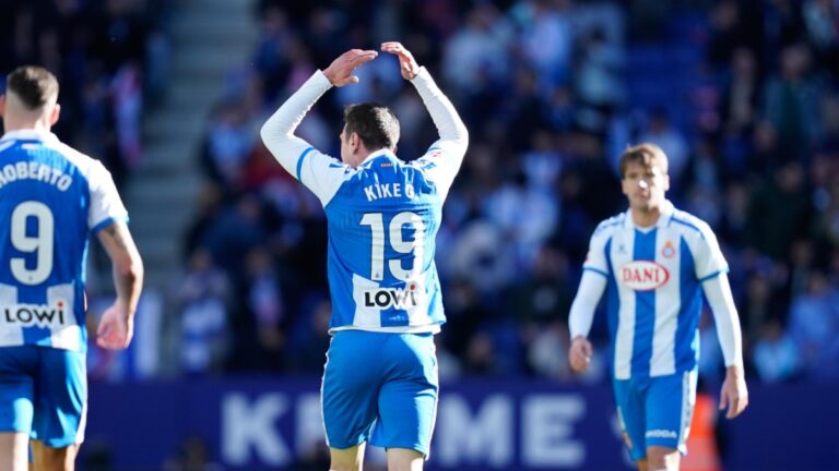 Kike García, en el Espanyol - RC Celta de Vigo