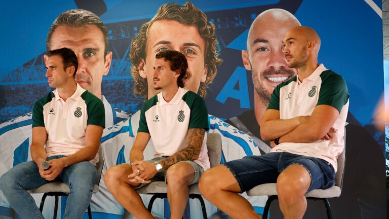 Kike García, Carlos Romero y Marko Dmitrovic han sido las primeras presentaciones del Espanyol