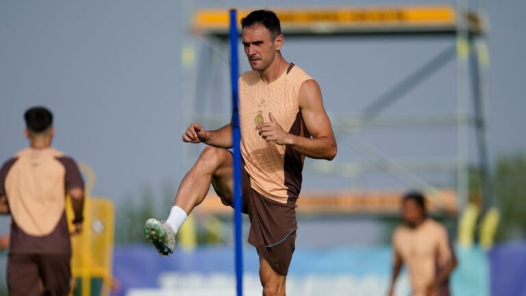 Kike García, durante el stage de pretemporada en Torremirona
