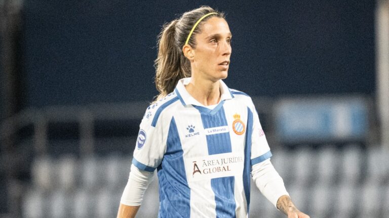 Cristina Baudet sustituyó a la lesionada Laura Martínez en el Espanyol Femenino - Madrid CFF