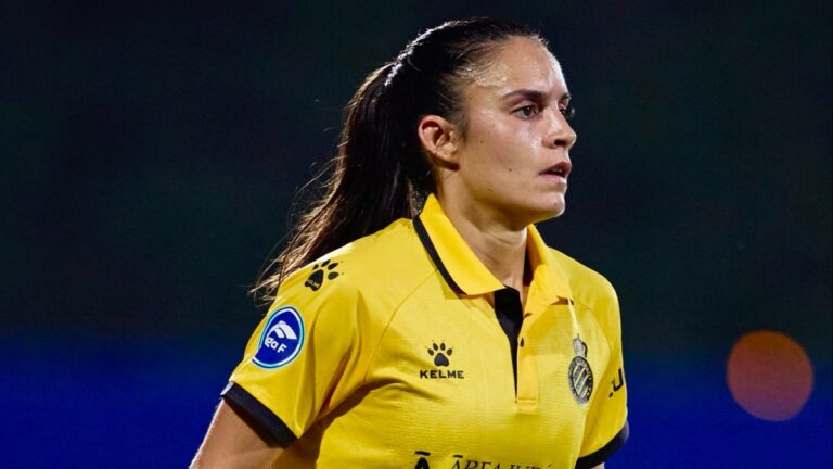 Laura Martínez refuerza muy orgullosa el trabajo colectivo Laura Martínez se sumó al ataque del Espanyol Femenino ante el Real Madrid