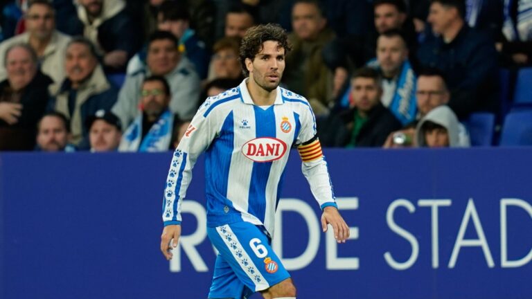 Leandro Cabrera, en el Espanyol 2-1 Sevilla FC