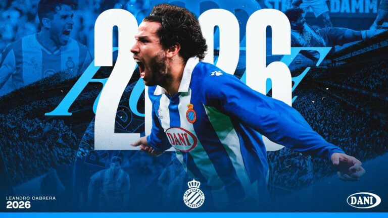 Leandro Cabrera firma con el Espanyol hasta 2026 más una temporada opcional