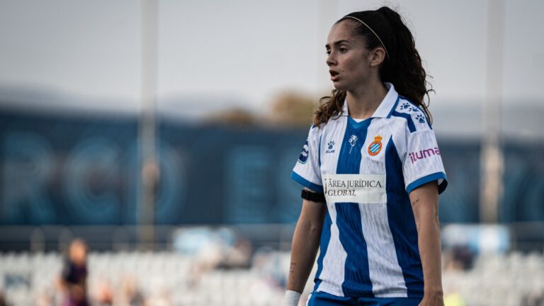 Lucía Vallejo, en el Espanyol Femenino - FC Barcelona