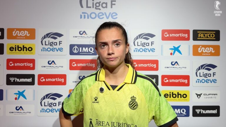 Lucía Vallejo fue la capitana en el SD Éibar - Espanyol Femenino