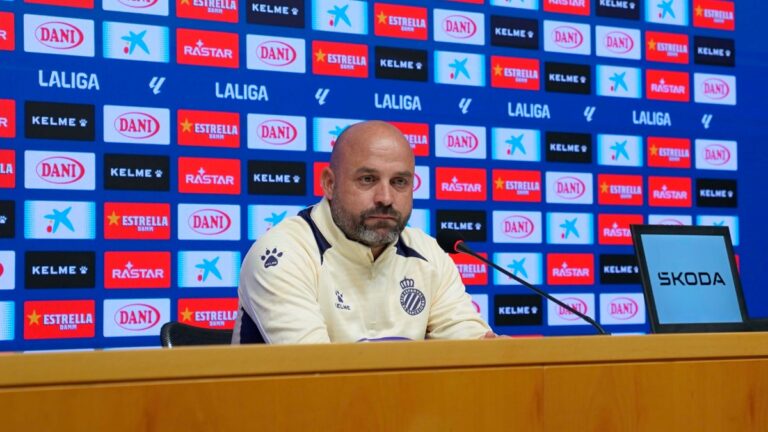 Manolo González, en la rueda de prensa previa al duelo contra el Athletic Club