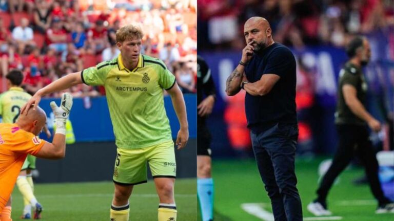 Clemens Riedel responde a la confianza de Manolo González Clemens Riedel, la apuesta de Manolo González en El Sadar