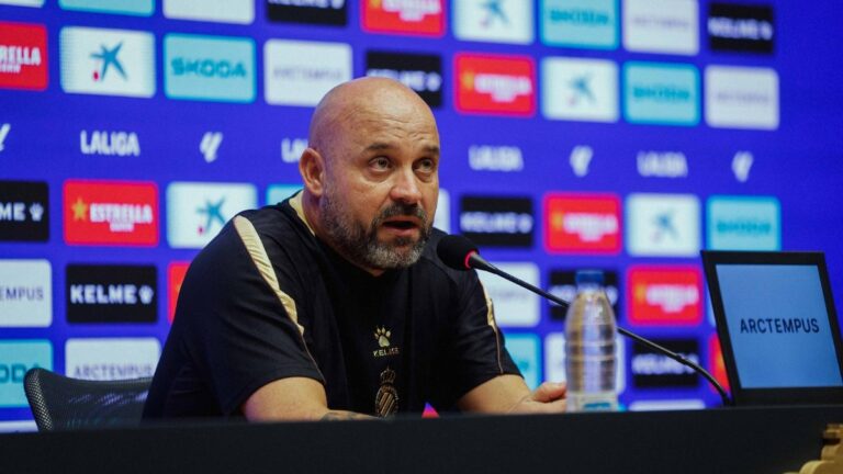 Manolo González, en la previa del Espanyol - Elche CF