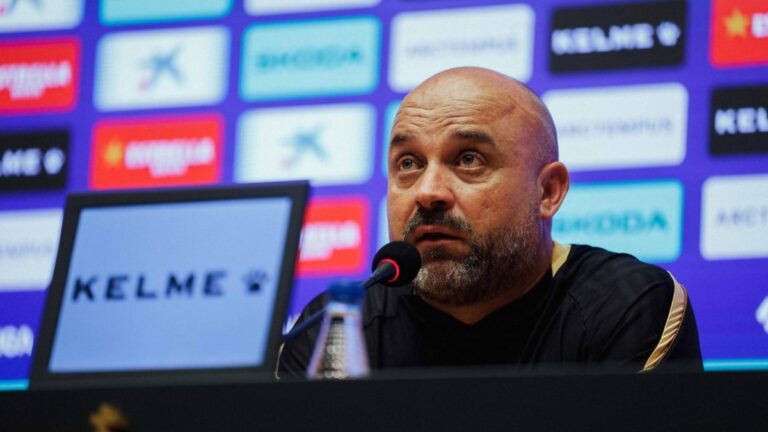 Manolo González: «La situación no es trágica, estamos como otros ocho equipos» Manolo González transmite tranquilidad con la situación del Espanyol
