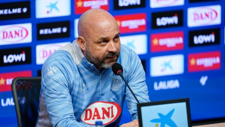 Manolo González, en la previa del Espanyol - Deportivo Alavés