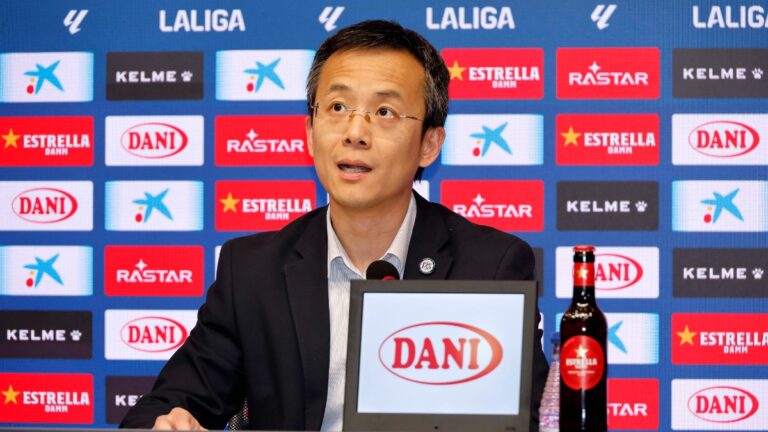Mao Ye, en una rueda de prensa de final de temporada