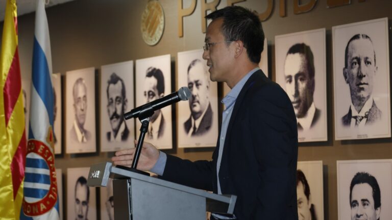 Mao Ye, en la 22º Gala de Penyes del Espanyol