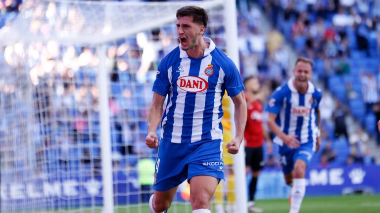 Marash Kumbulla anotó su primer gol con la camiseta del Espanyol