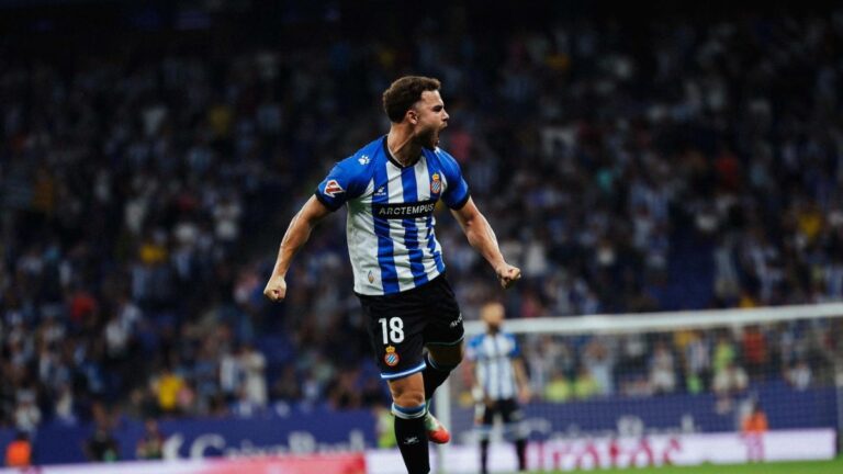 Marcos Fernández tuvo minutos en el Espanyol - Sevilla FC