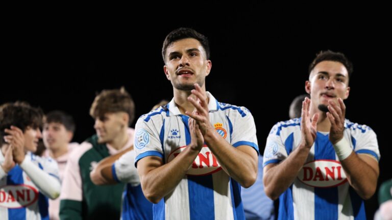 Marcos Fernández, al final del Espanyol B 1-0 Barça Atlètic