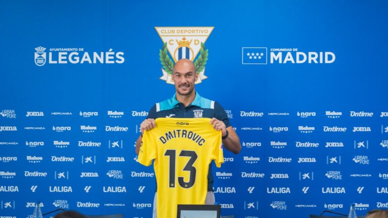 Marco Dmitrović fue portero del CD Leganés