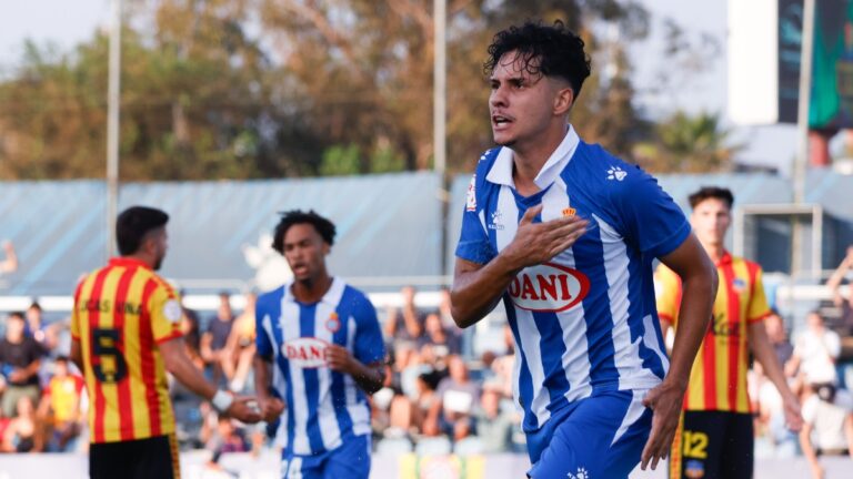 Miguel Carvalho, uno de los líderes del Espanyol B