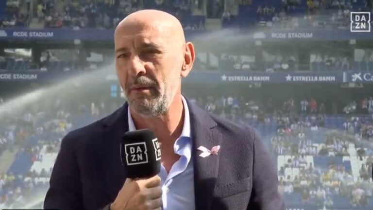 Monchi trabaja para cambiar la «intranquilidad» en objetivos «muy importantes» Monchi atiende a DAZN antes del Espanyol - Atlético de Madrid