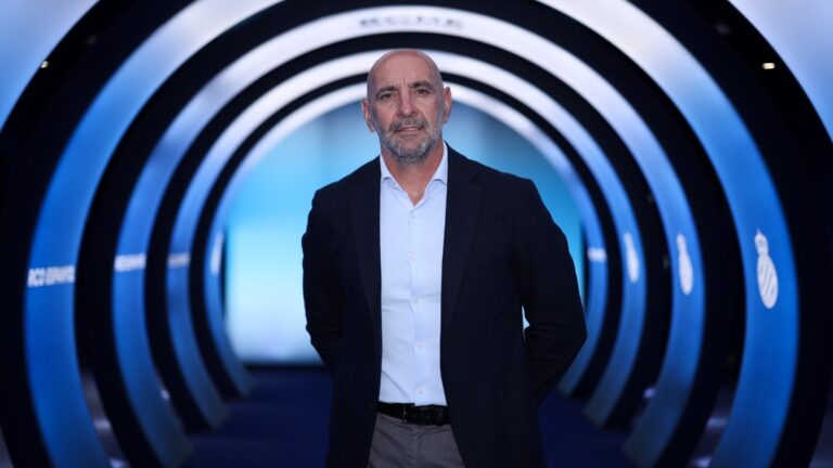 Monchi, antes de su presentación como director general deportivo del Espanyol