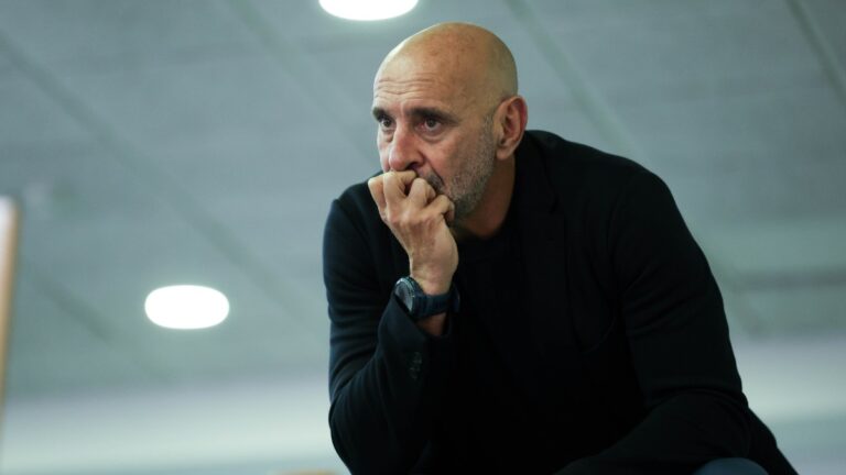 Monchi, en la previa del Espanyol - Athletic Club de Bilbao
