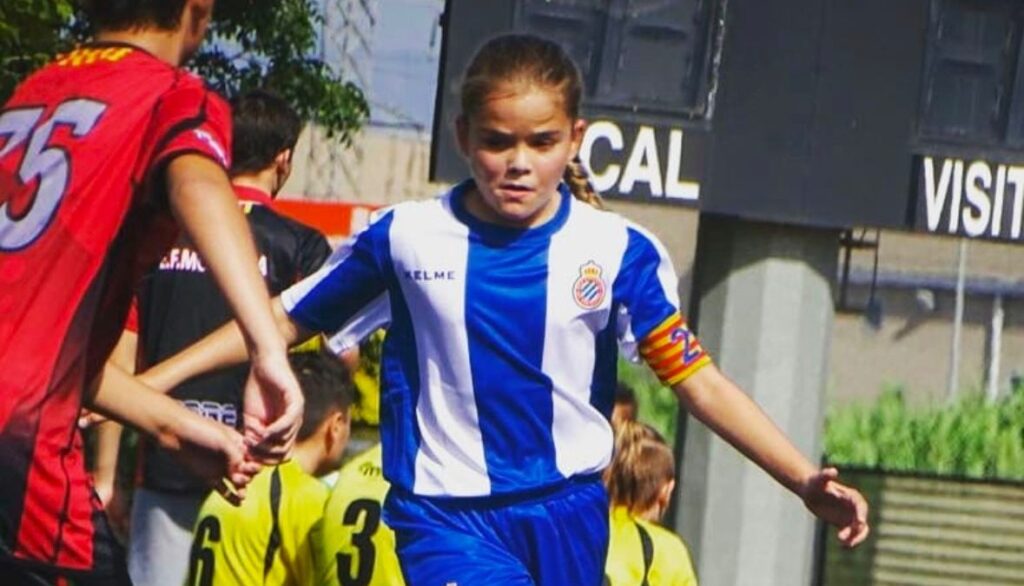 Natalia Escot, en su etapa con el Espanyol