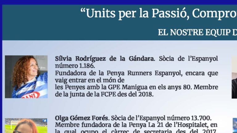 Silvia Rodríguez gana las elecciones a la presidencia de las Penyes del Espanyol