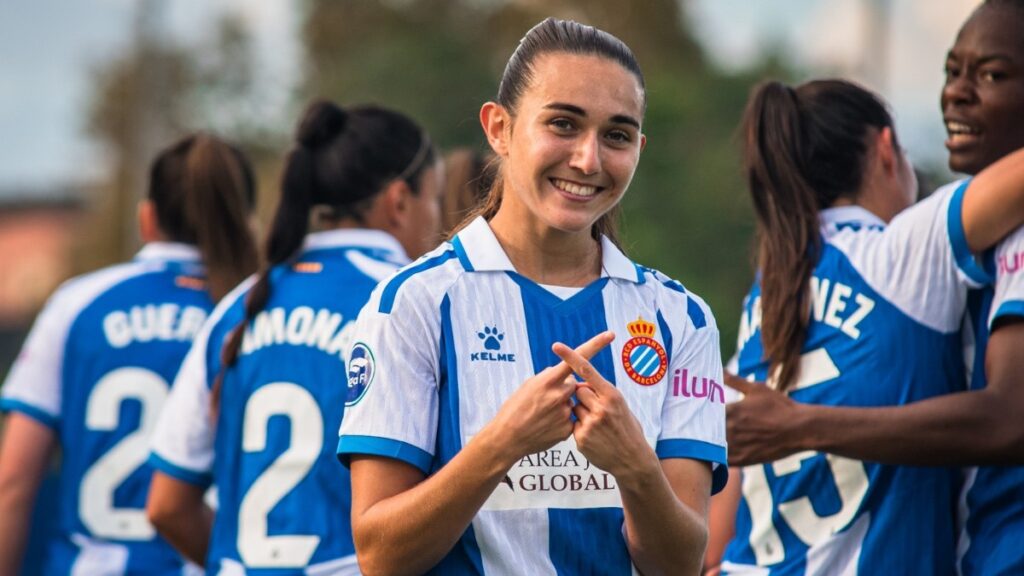 Ona Baradad marca su segundo gol con el Espanyol Femenino en la CE Dani Jarque