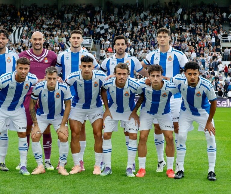 Once titular del Espanyol ante el Newcastle