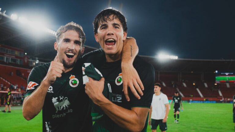 Pablo Ramón jugó 45 minutos en la UD Almería 2-3 Racing de Santander