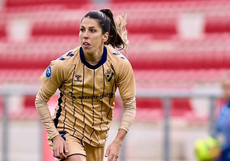 Patri Ojeda, en un partido con la SD Eibar