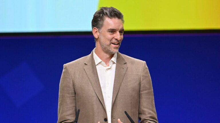 Pau Gasol, en un evento del Comité Olímpico Internacional