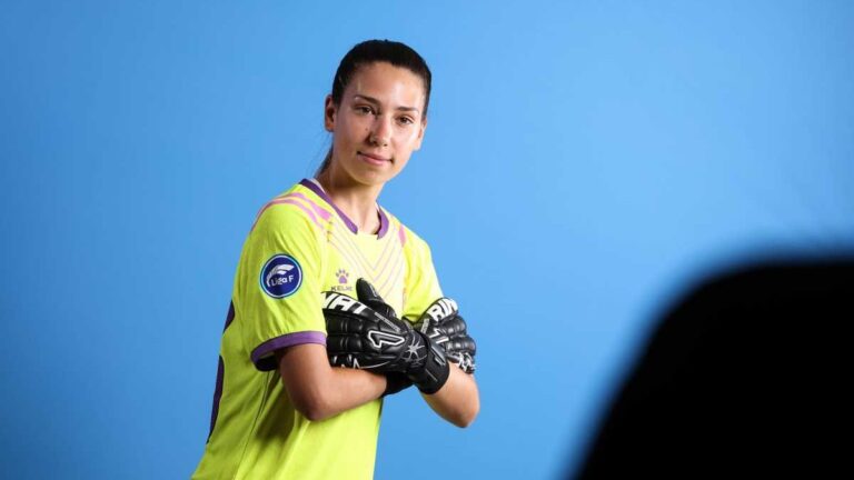 Paula Coba es portera del Espanyol Femenino
