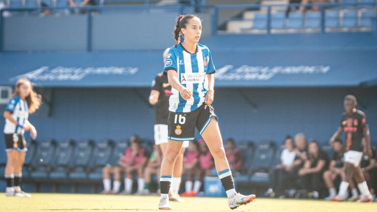 Paula Gutiérrez, titular en el Espanyol Femenino - Madrid CFF