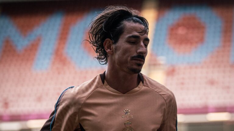 Pere Milla, antes del Burnley FC - Espanyol de pretemporada