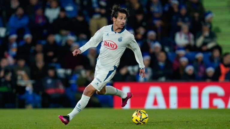 Pere Milla, durante el Getafe CF - Espanyol