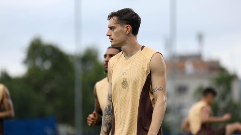 Pol Lozano: «Vamos recuperando ese estado anímico que necesitamos» Pol Lozano prepara el Espanyol - Real Madrid en la CE Dani Jarque