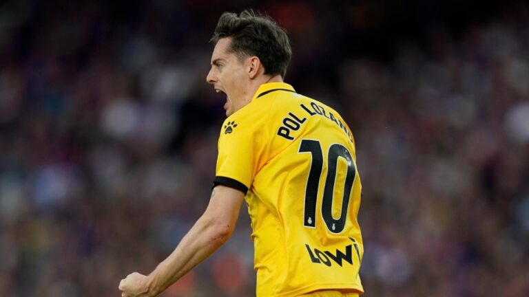 Pol Lozano puso el 2-1 en el Camp Nou