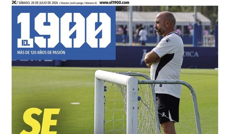 El Espanyol entrena bajo la atenta mirada de Manolo González