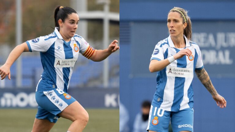 Ainoa Campo y Cristina Baudet compartieron posición en el Espanyol Femenino - DUX Logroño