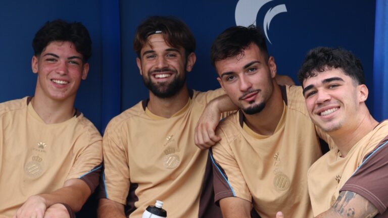 Polli, Alejandro Santiago, Rufo y Hugo Caroz preparan el último amistoso de la pretemporada en la CE Dani Jarque