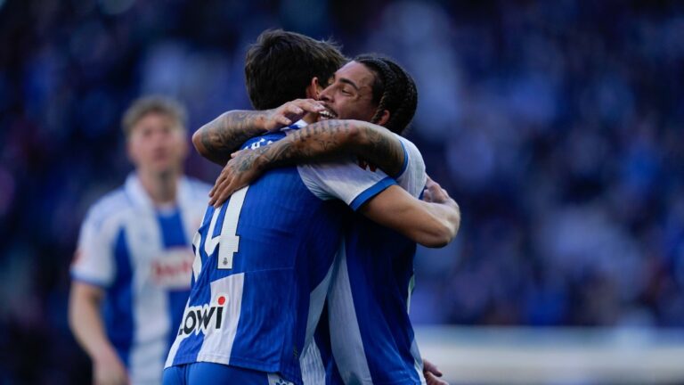 Ramon Terrats y Dolan, protagonistas en el segundo gol del Espanyol ante el RC Celta de Vigo