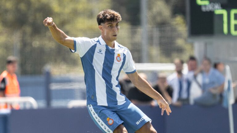 Ramon Terrats jugó la segunda parte del amistoso entre el Espanyol y el Southampton