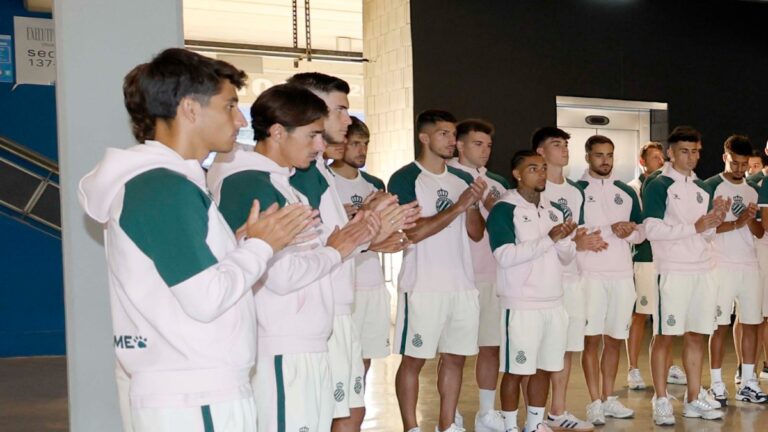 Ramon Terrats, en el homenaje a Dani Jarque como jugador del Espanyol