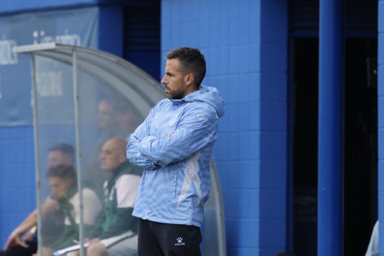 El Espanyol le ha ofrecido la renovación a Raúl Jardiel Raúl Jardiel, durante el último partido de la temporada del Espanyol B ante el Atlético Baleares