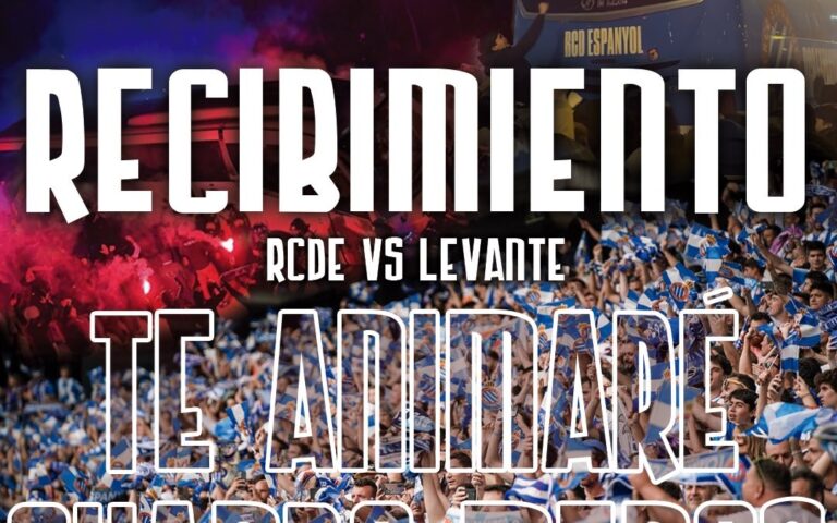 La Curva organiza un nuevo recibimiento para el Espanyol - Levante